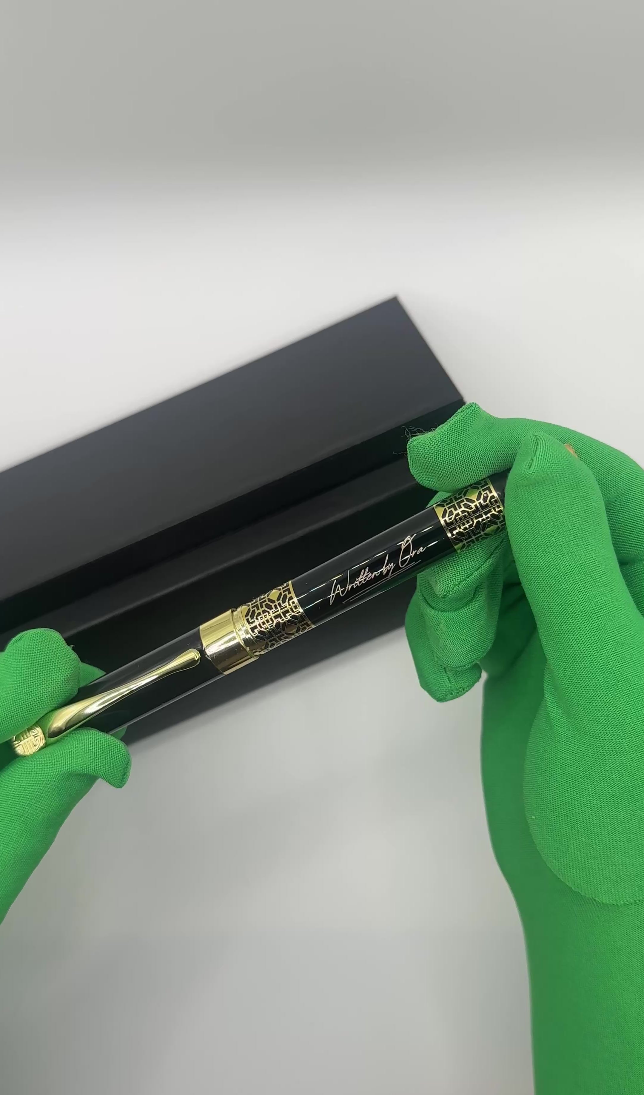 Montblanc black luxury pen unboxing 